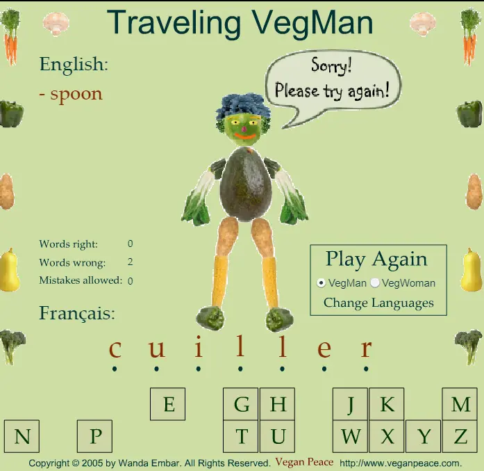 Traveling VegMan