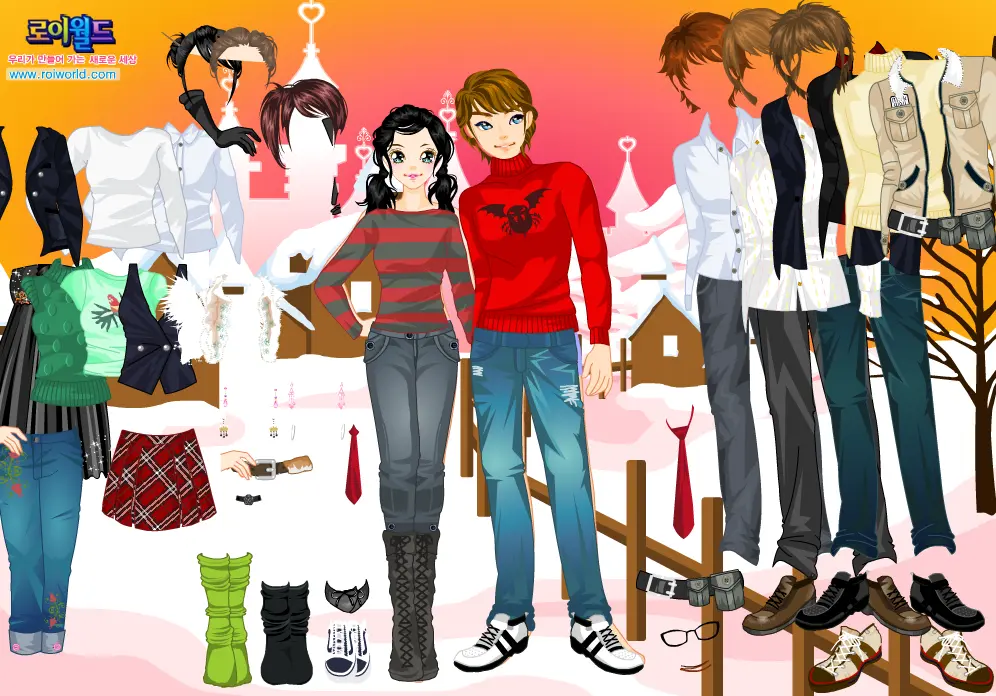 Dress Up Sweet Couple
