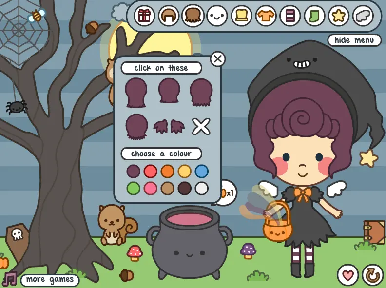 Button's Halloween Dress Up