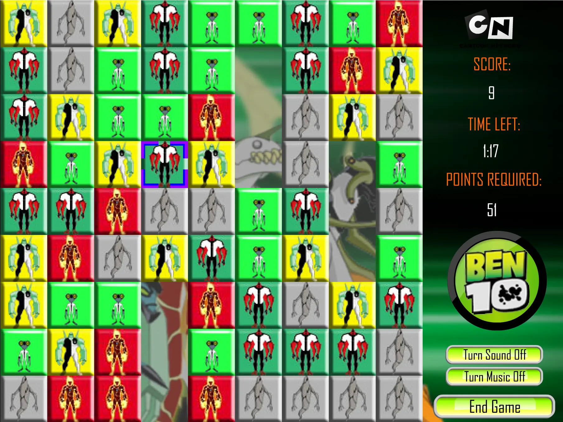 Ben 10 Sliders