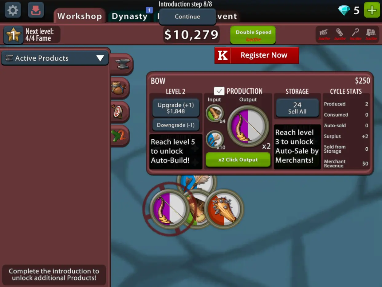 Crafting Idle Clicker