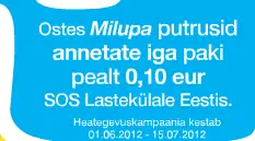 Iga laps vajab tervislikku hommikusööki!