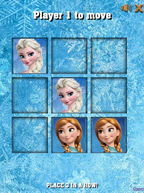 Frozen Tic-Tac-Toe