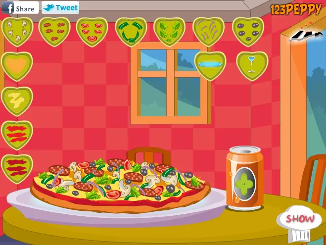 Peppy Pizza Decor