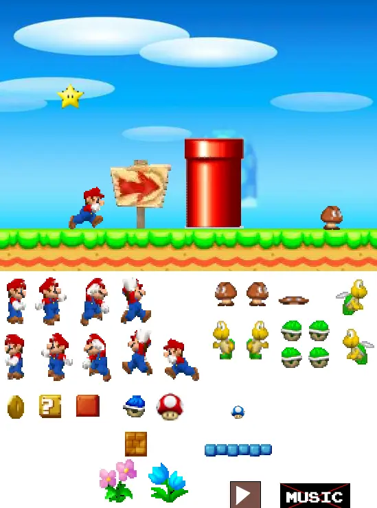 A New Super Mario Bros. Scene Creator