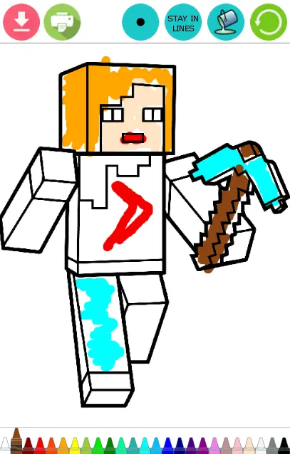 Minecraft Coloring