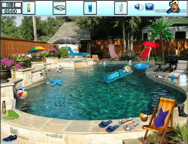 Outdoor Swimming Pool Objects