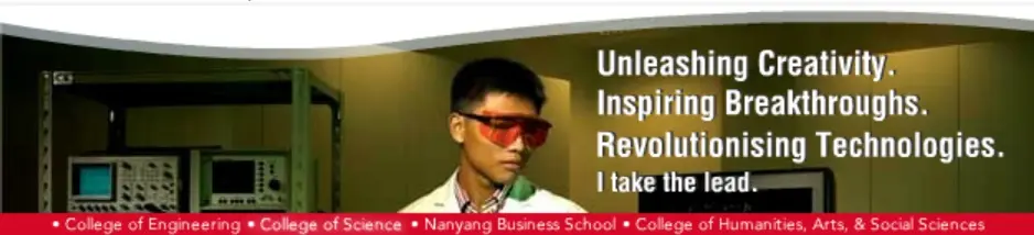 NTU College of Science 2008 Banner