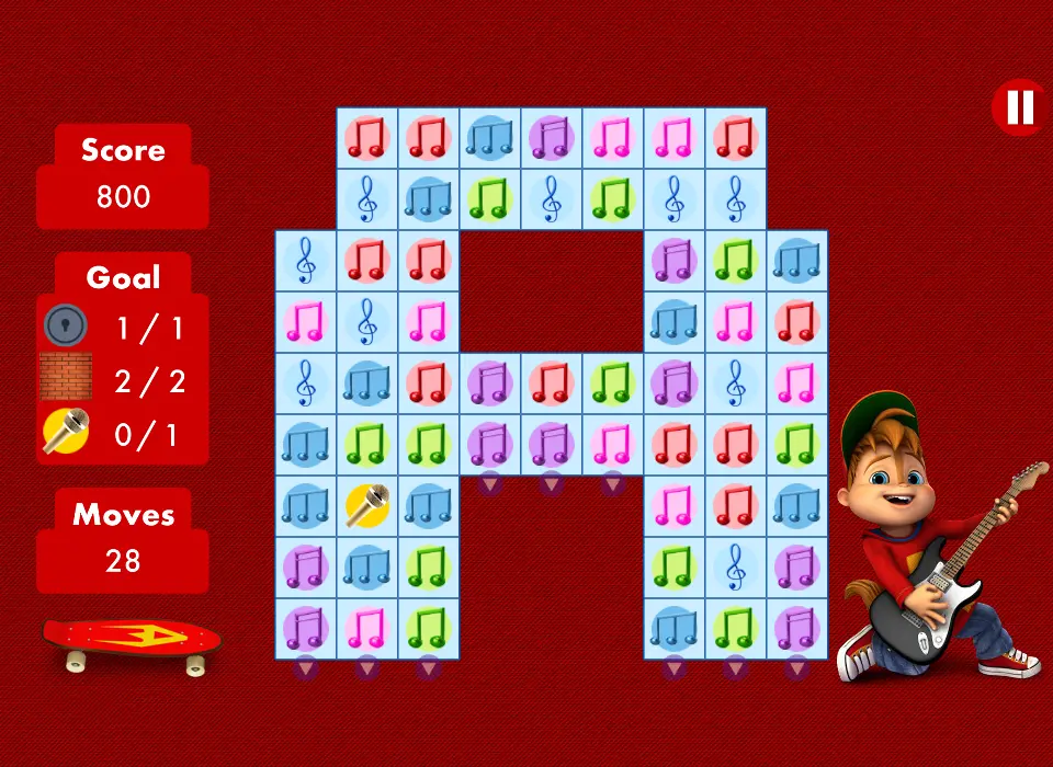Match Three - Alvin Music Match
