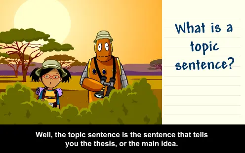 Writing a Paragraph: with Annie & Moby