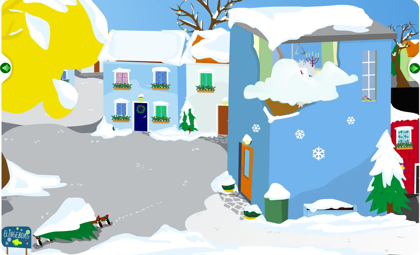 Snöa på Flingeborg