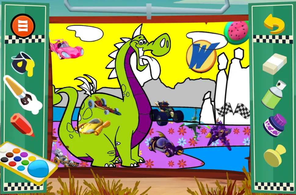 Wacky Races: Splash Art!