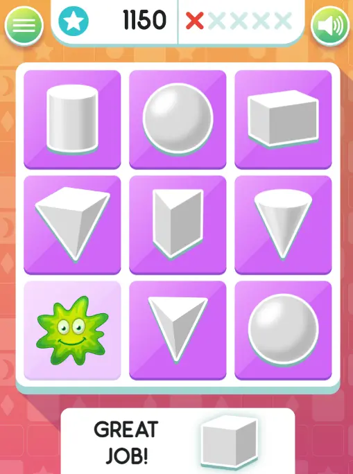 Shapes Colors Bingo