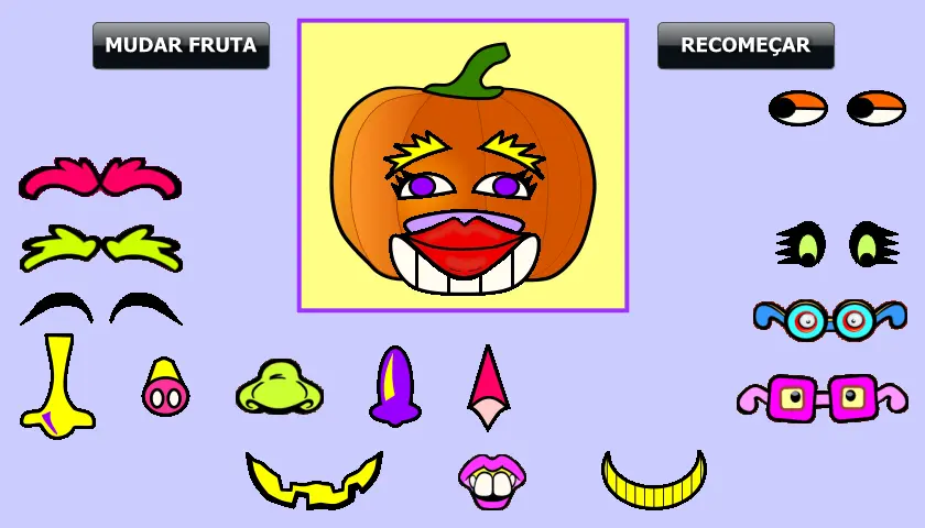 A cara da fruta