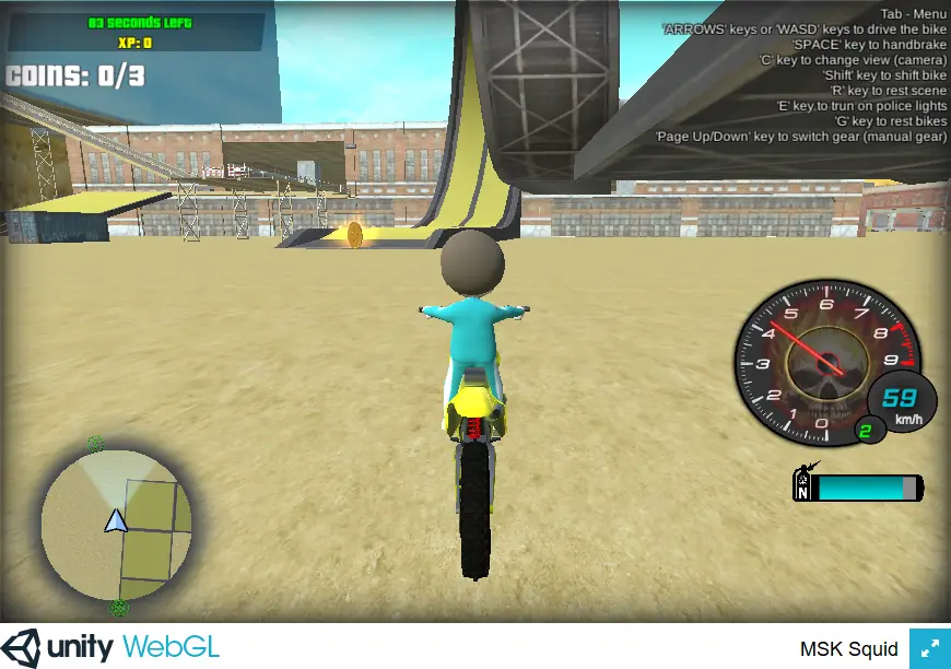 MSK Squid Game Motorcycle Stunts