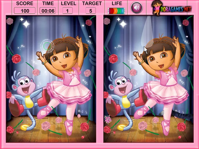 Dora Spot The Differences