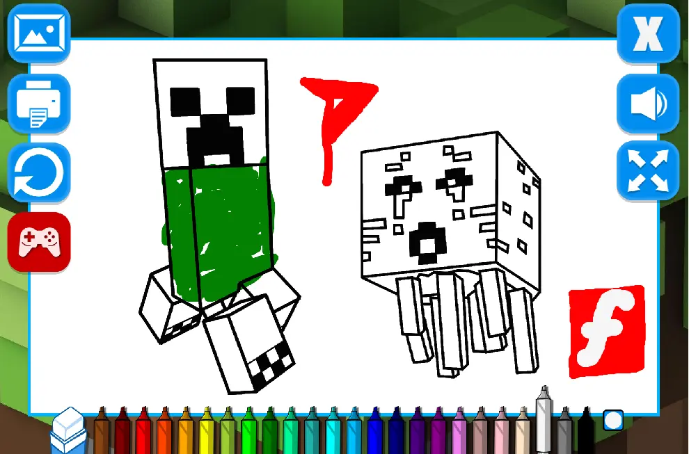 Minecraft Fun Coloring Book