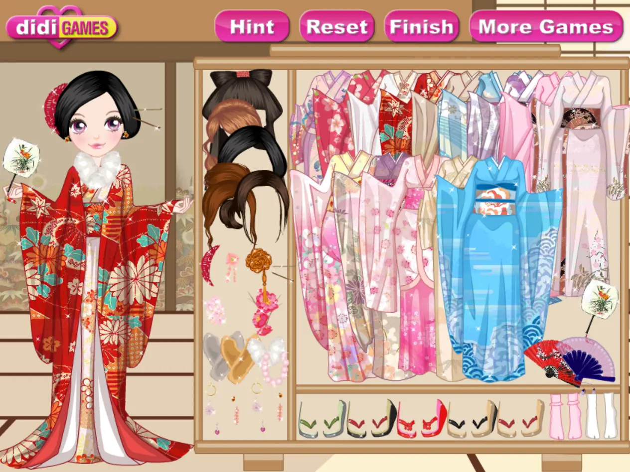 Dreamy Kimono Dress Up Game