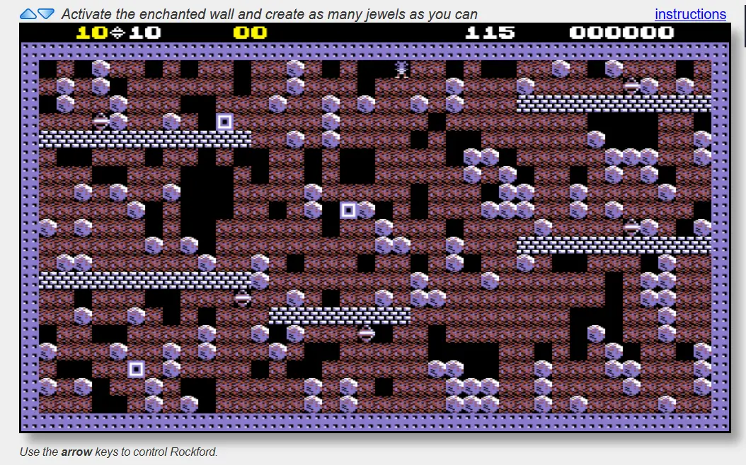 HTML5 BoulderDash
