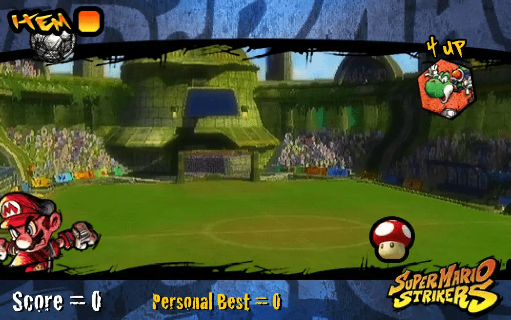 Super Mario Strikers: Heads-Up