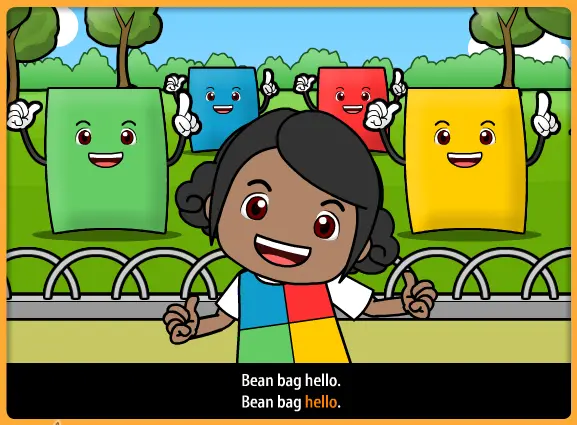 Bean Bag Hello