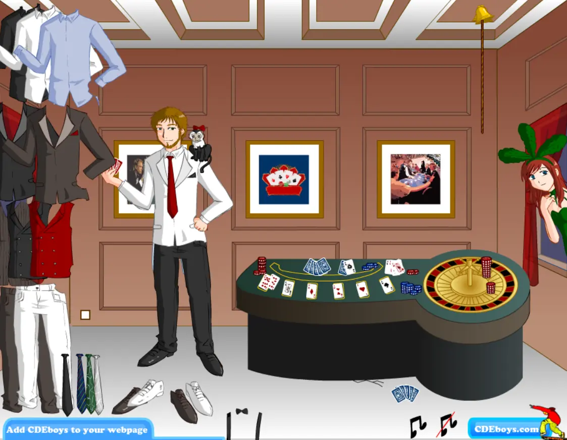 Casino Dealer Dress Up