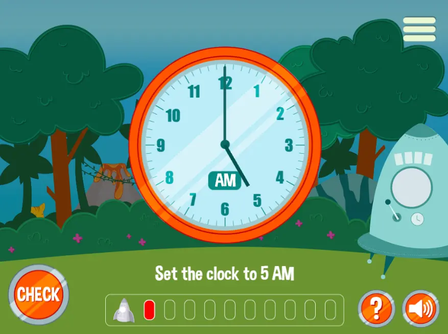 Time Travel - Learn to Tell Time