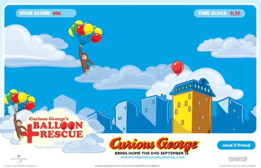 Curious George's Balloon Rescue