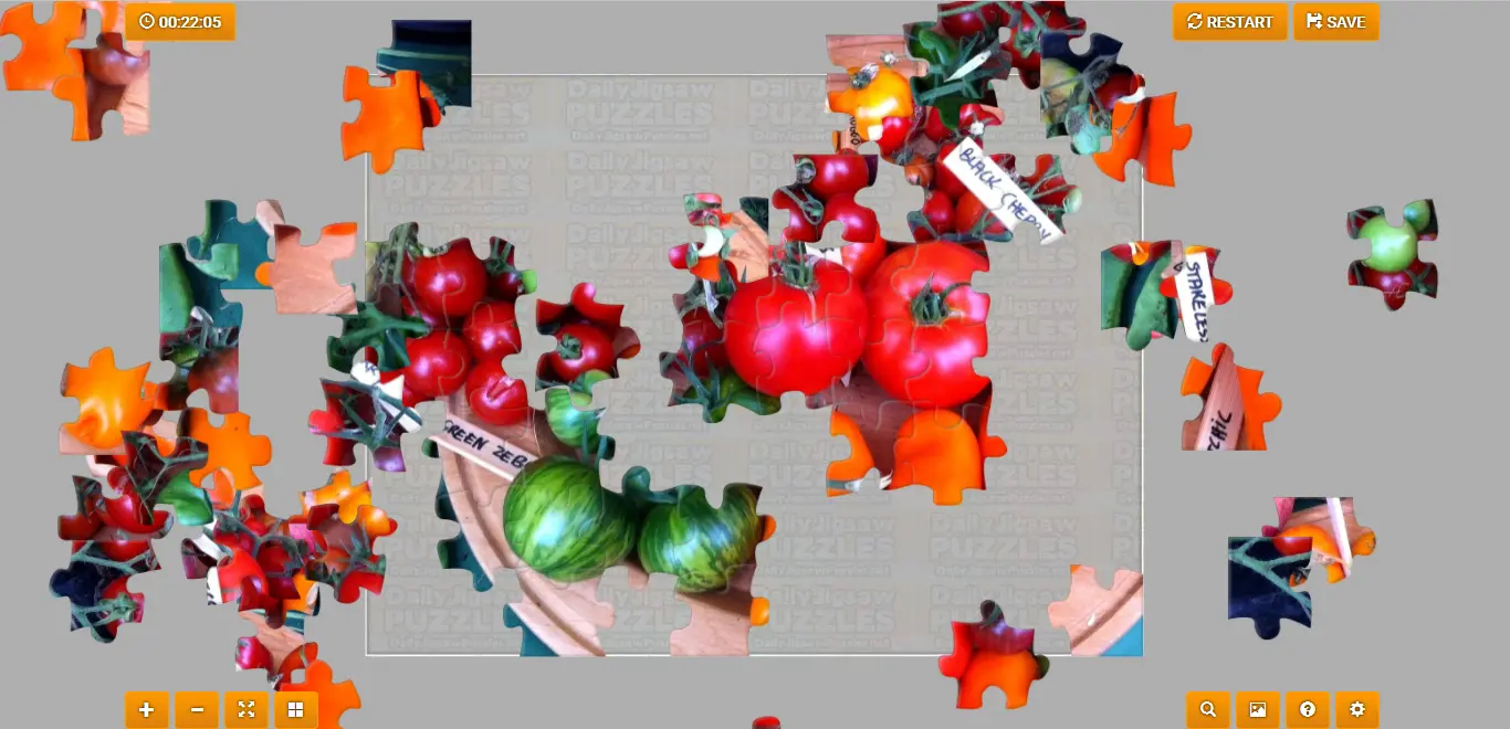 Different Tomato Types Jigsaw Puzzle Game