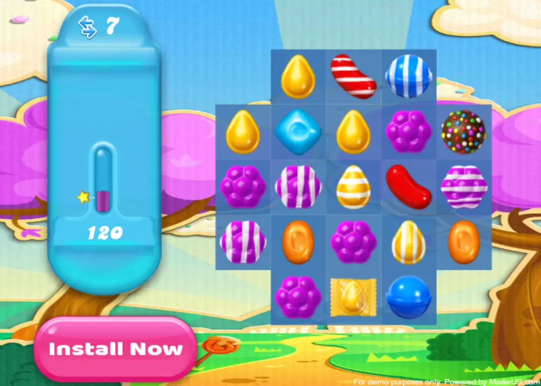 Candy Crush Soda Saga Playable Ad
