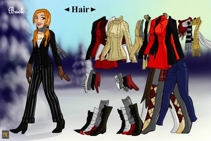 Dress Up Game Advent Calendar - December 1-23
