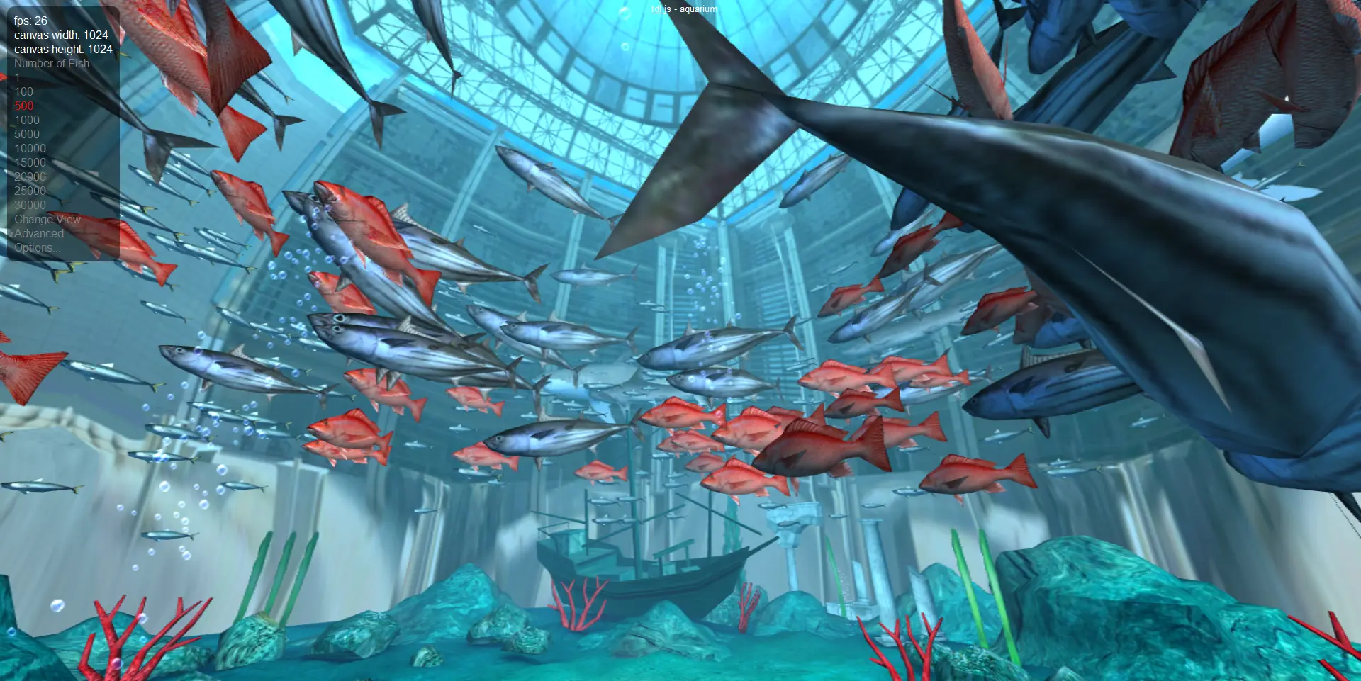 WebGL Aquarium