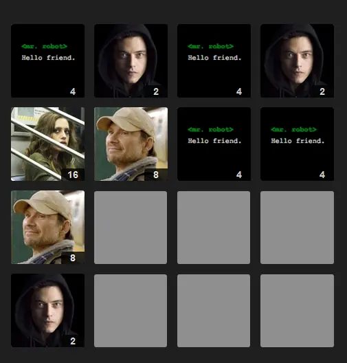 Mr Robot 2048