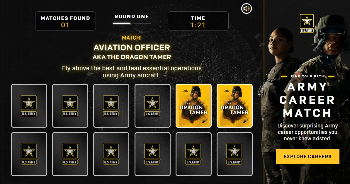 Army Career Match