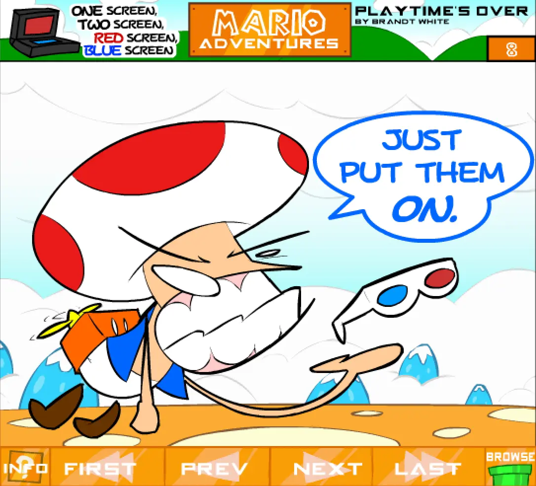 Mario Adventures 'Mario Lands in 3D'