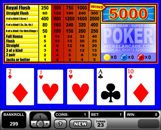 5 Card Draw - Super Aces
