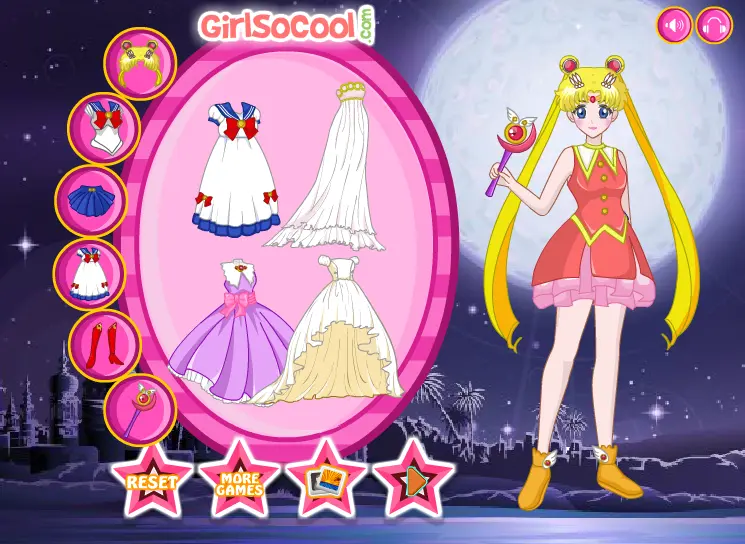 Sailormoon Crystal Dress Up
