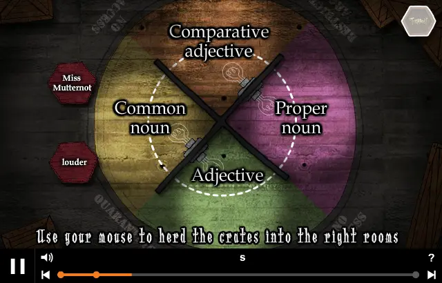Trapped!: Nouns & Adjectives