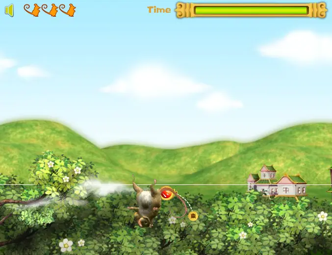 Shala the New Year Mouse in The Bouncing Rat Game
