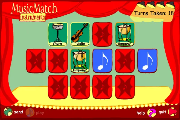Music Match Instruments