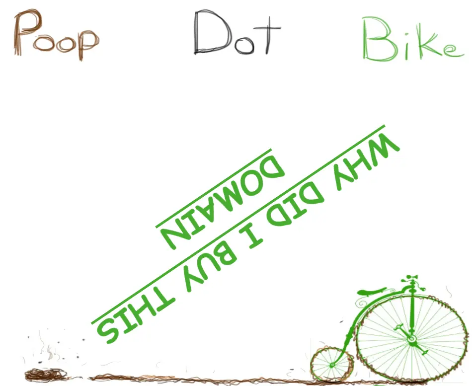 Poop Dot Bike