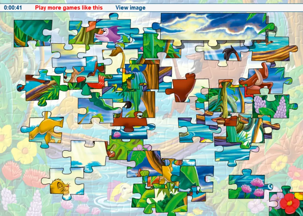 Simba And Friends Jigsaw