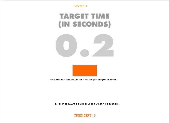 Every Second Counts: How Long Can You Play?