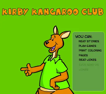 Kirby Kangaroo Home Animation