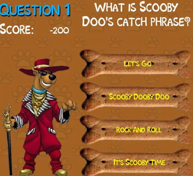 Scooby Doo Trivia Challenge