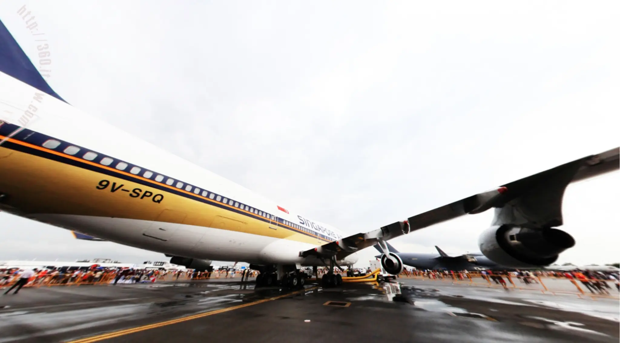 Singapore Air Show 2012: Singapore Airlines (360 Pano)