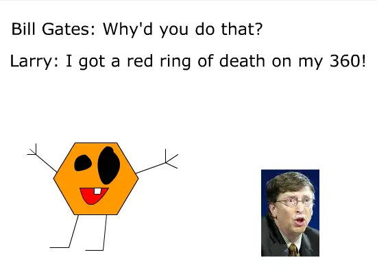 Larry The Mentally Challenged Hexagon