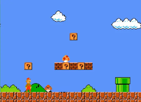 Mario can't jump