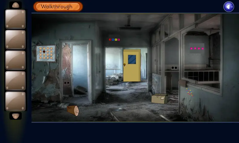 Abandoned Hospital Corridor Escape
