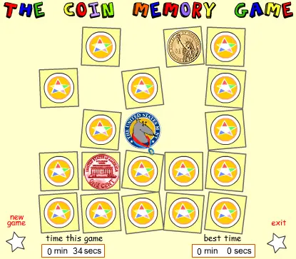 Coin Memory Game